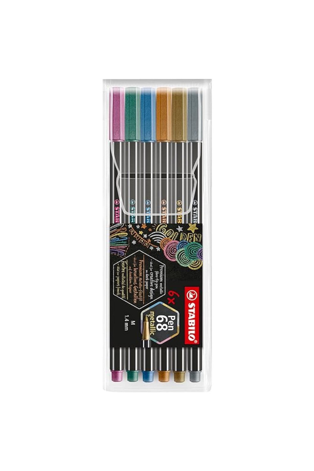 PEN 68 METALİK 6LI ASKILI PAKET