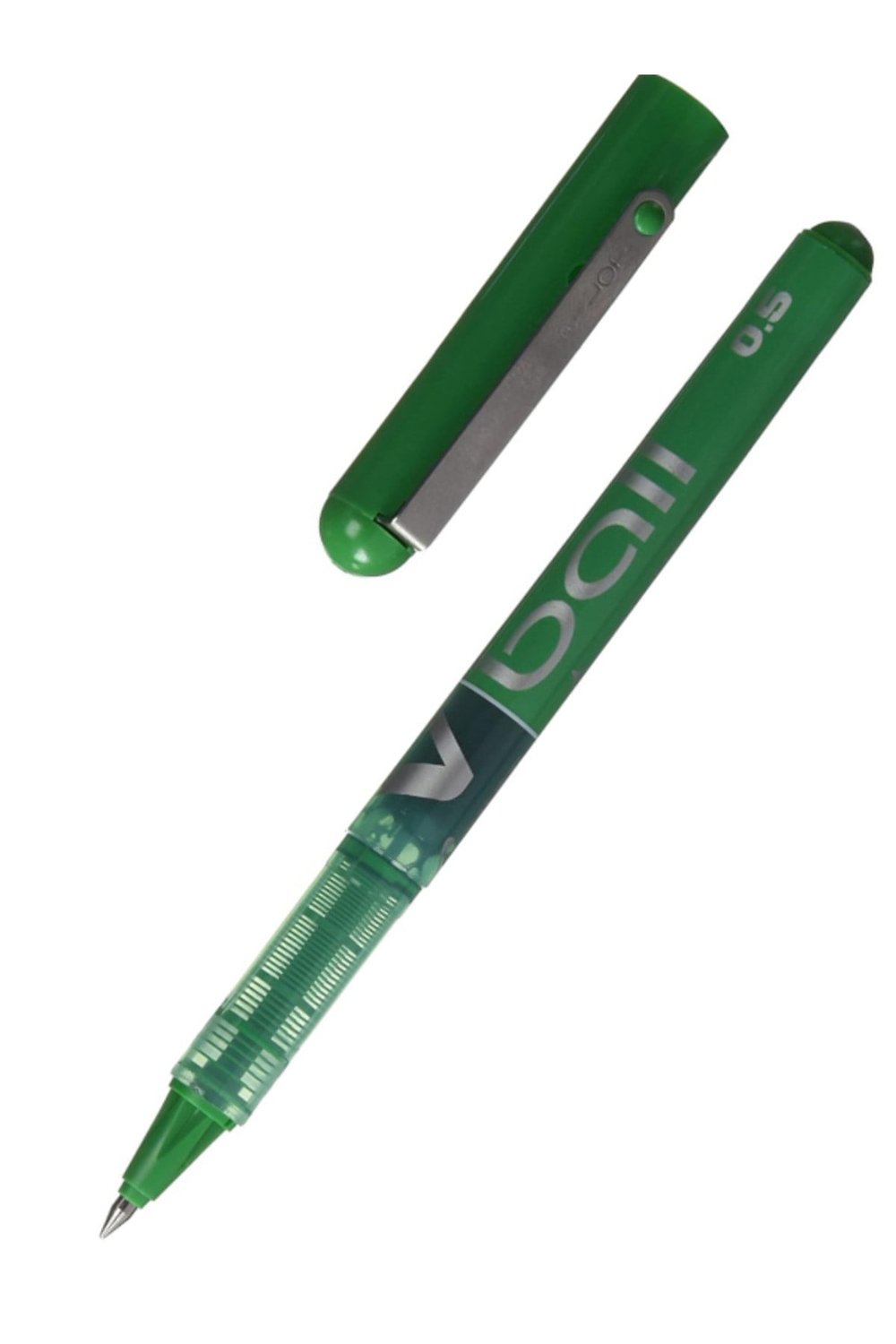 PİLOT V-BALL 0.5 MM SIVI MÜREKKEPLİ ROLLERBALL KALEM – YEŞİL