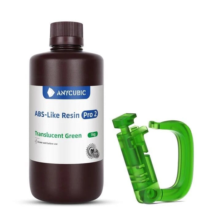 Anycubic Abs-Like Reçine Pro 2 Translucent Green (Şeffaf Yeşil) - 1KG