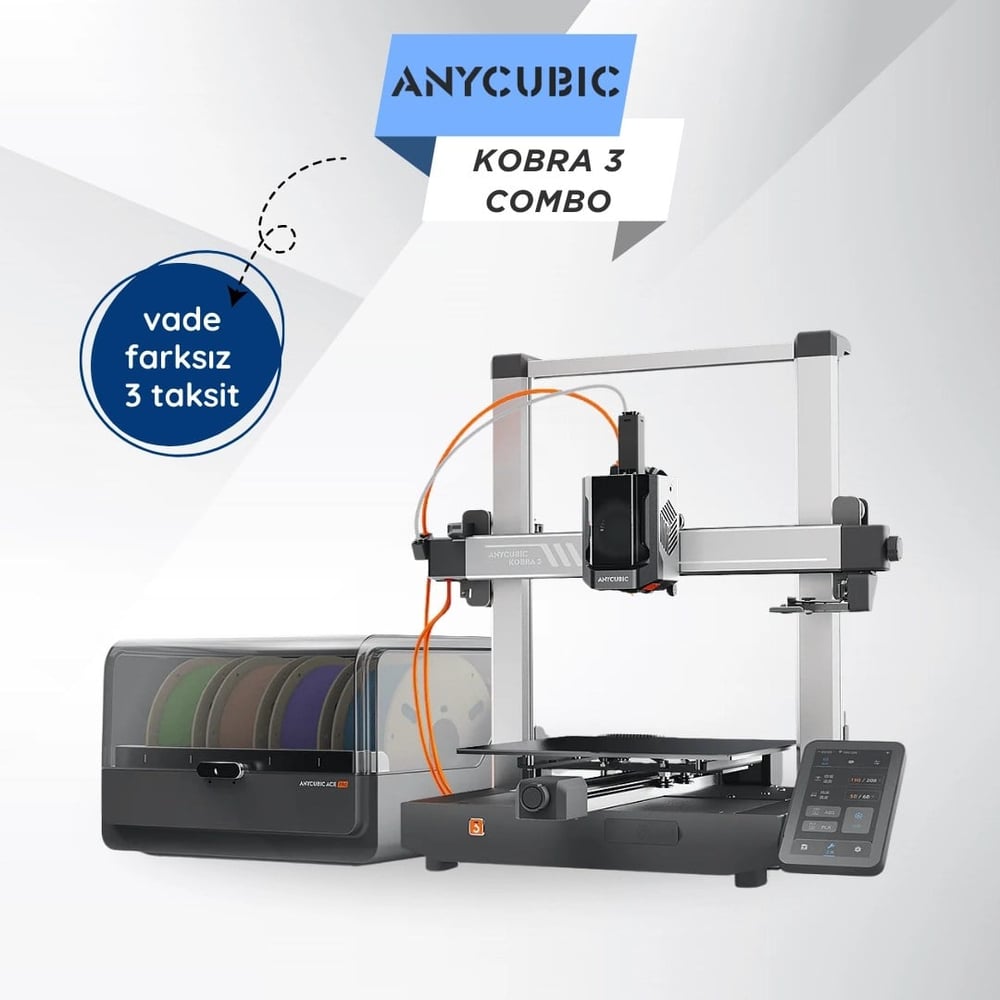 Anycubic Kobra 3 Combo FDM 3D Yazıcı