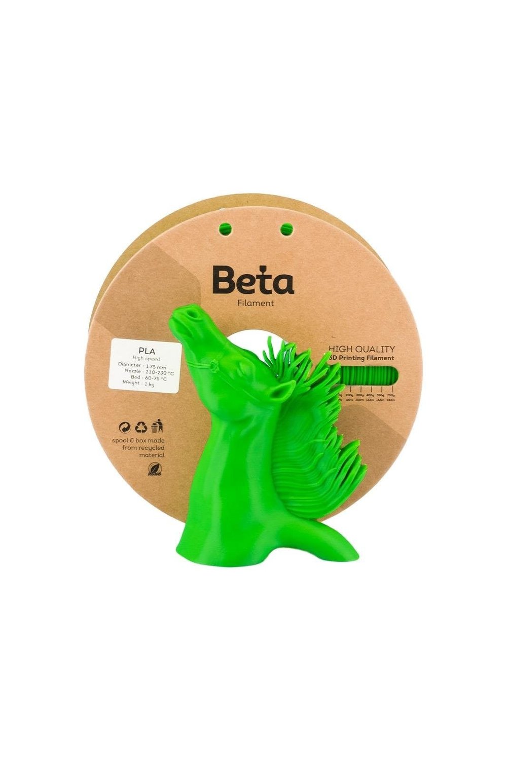 Beta PLA High-Speed Filament Cyber Green(Yeşil) - 1KG