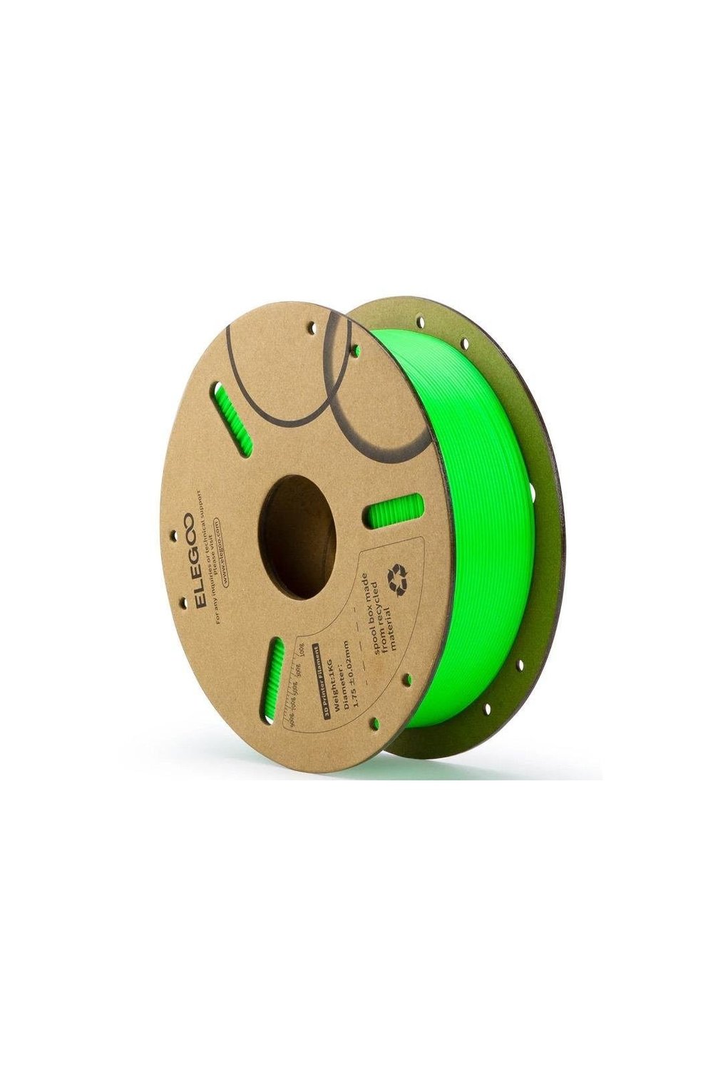 ELEGOO PLA+ Filament Açık Yeşil (1.75mm - 1KG)