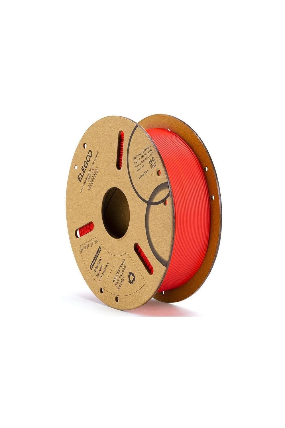 ELEGOO PLA+ Filament Kırmızı (1.75mm - 1KG)