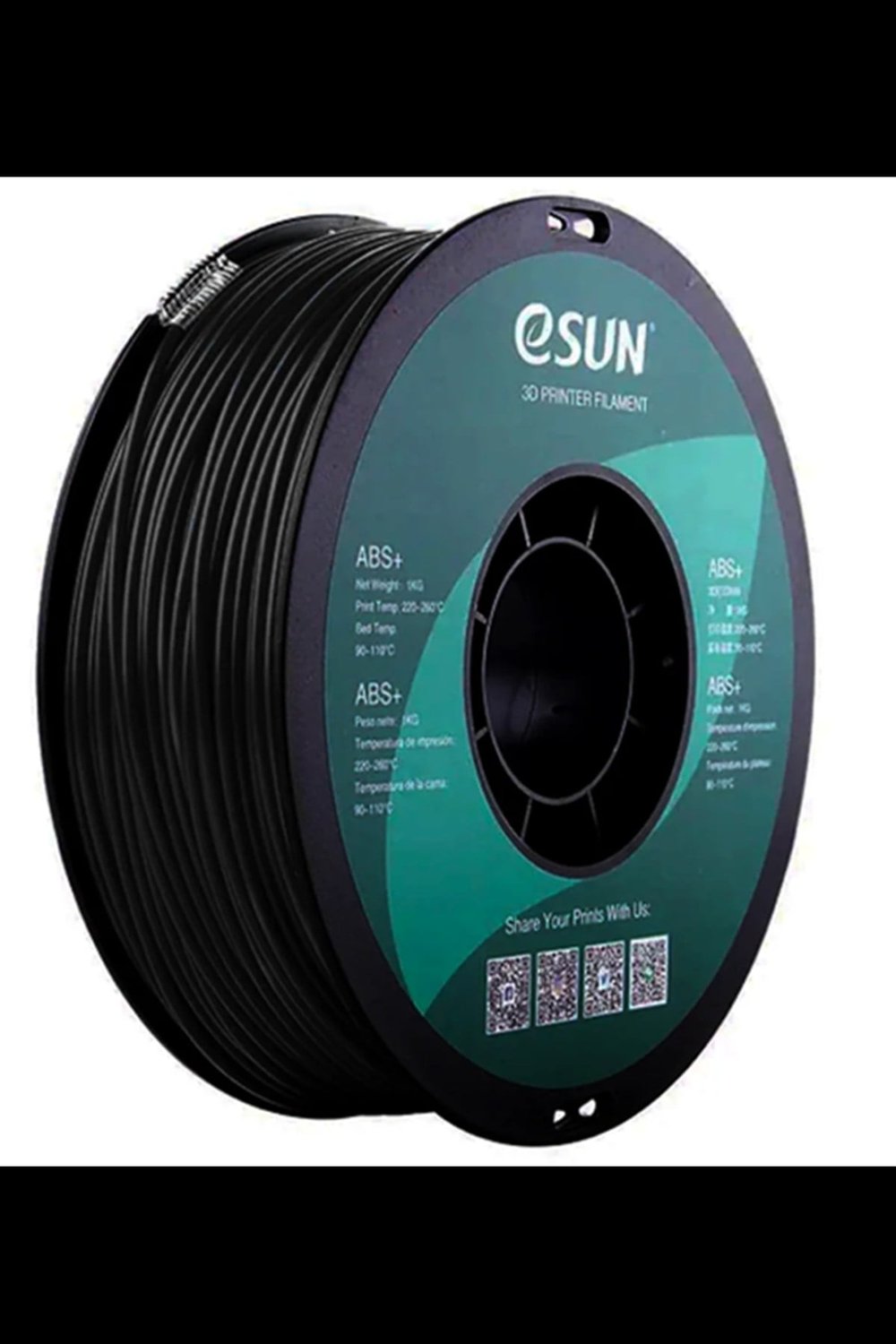 Esun ABS+ Filament Siyah