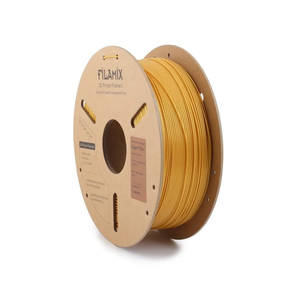 Filamix Hyper PLA+ Filament Altın - (1KG-1.75MM)