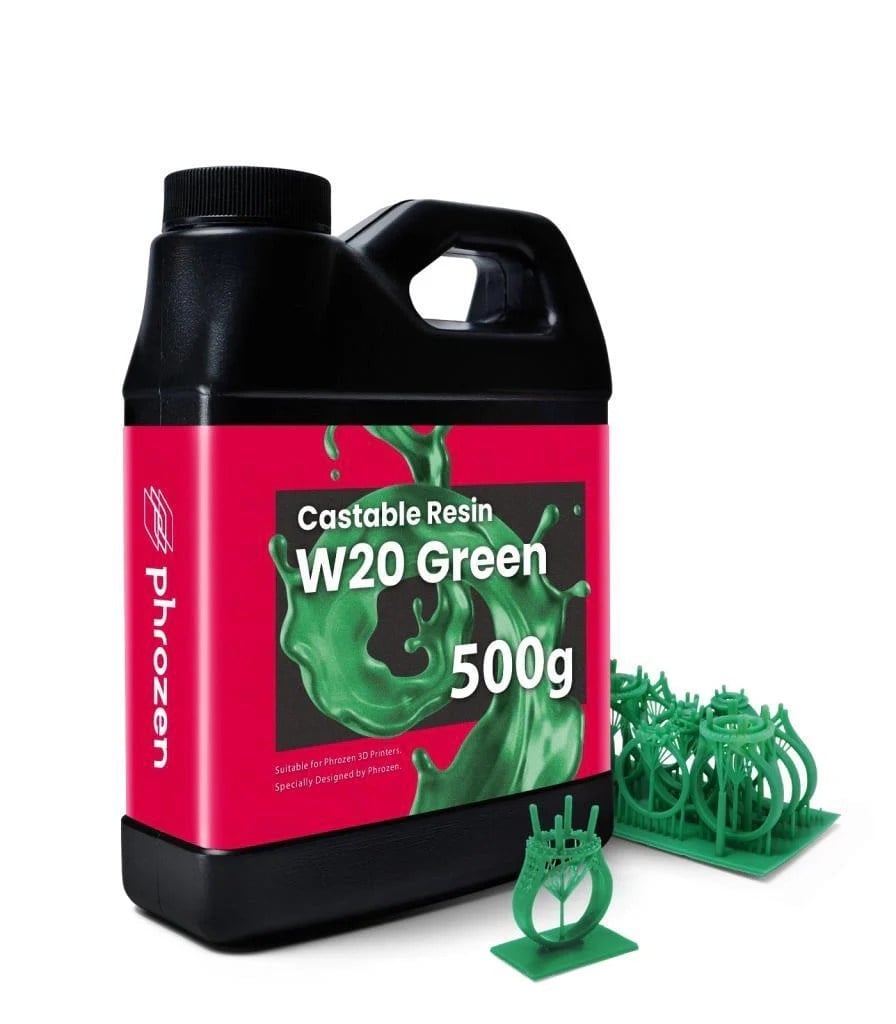 Phrozen Döküm Reçinesi W20 Yeşil - 0.5KG