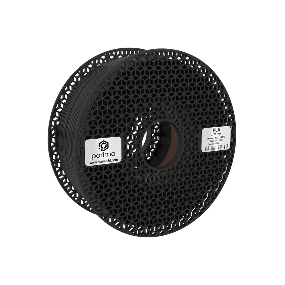 Porima PLA Filament Siyah- (1KG - 1.75MM)