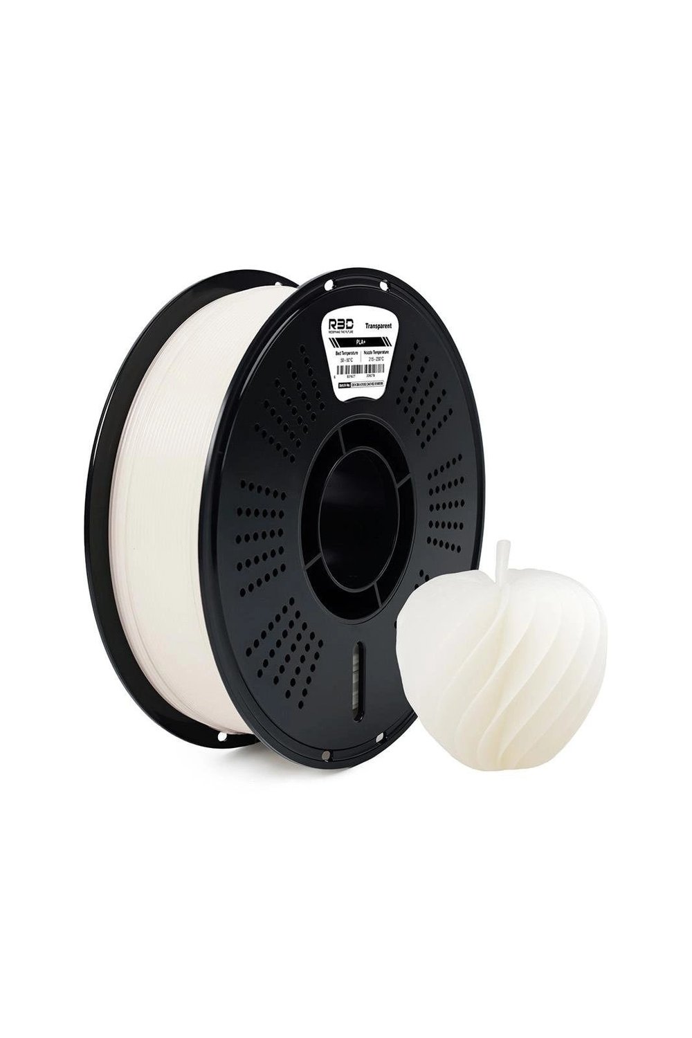 R3D PLA+ Filament Transparent(Transparan) - (1.75MM - 1KG)