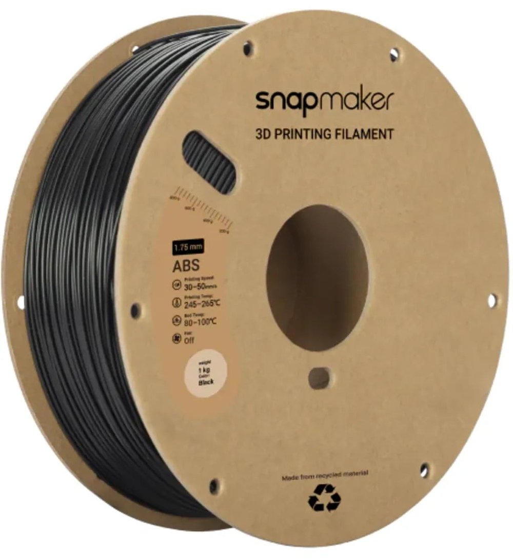 Snapmaker Siyah ABS Filament (1 kg)