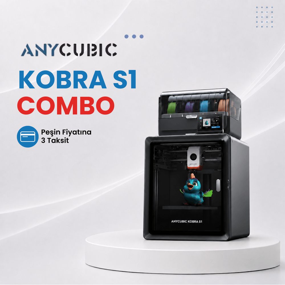 Anycubic Kobra S1 Combo FDM 3D Yazıcı