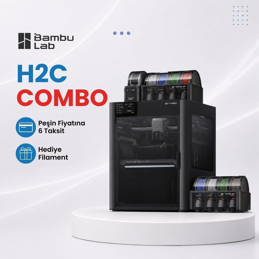 Bambu Lab H2C Ams Combo 3D Yazıcı