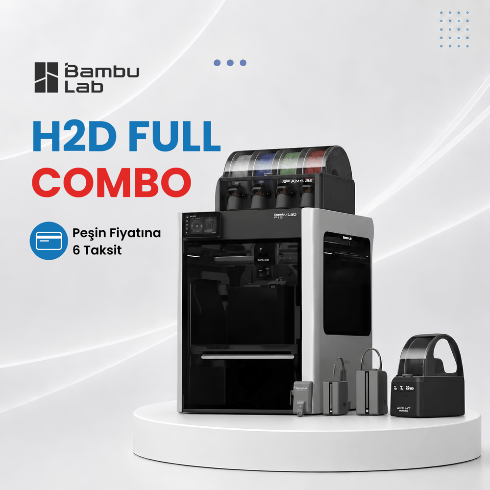 Bambu Lab H2D Laser Full Combo 40W 3D Yazıcı