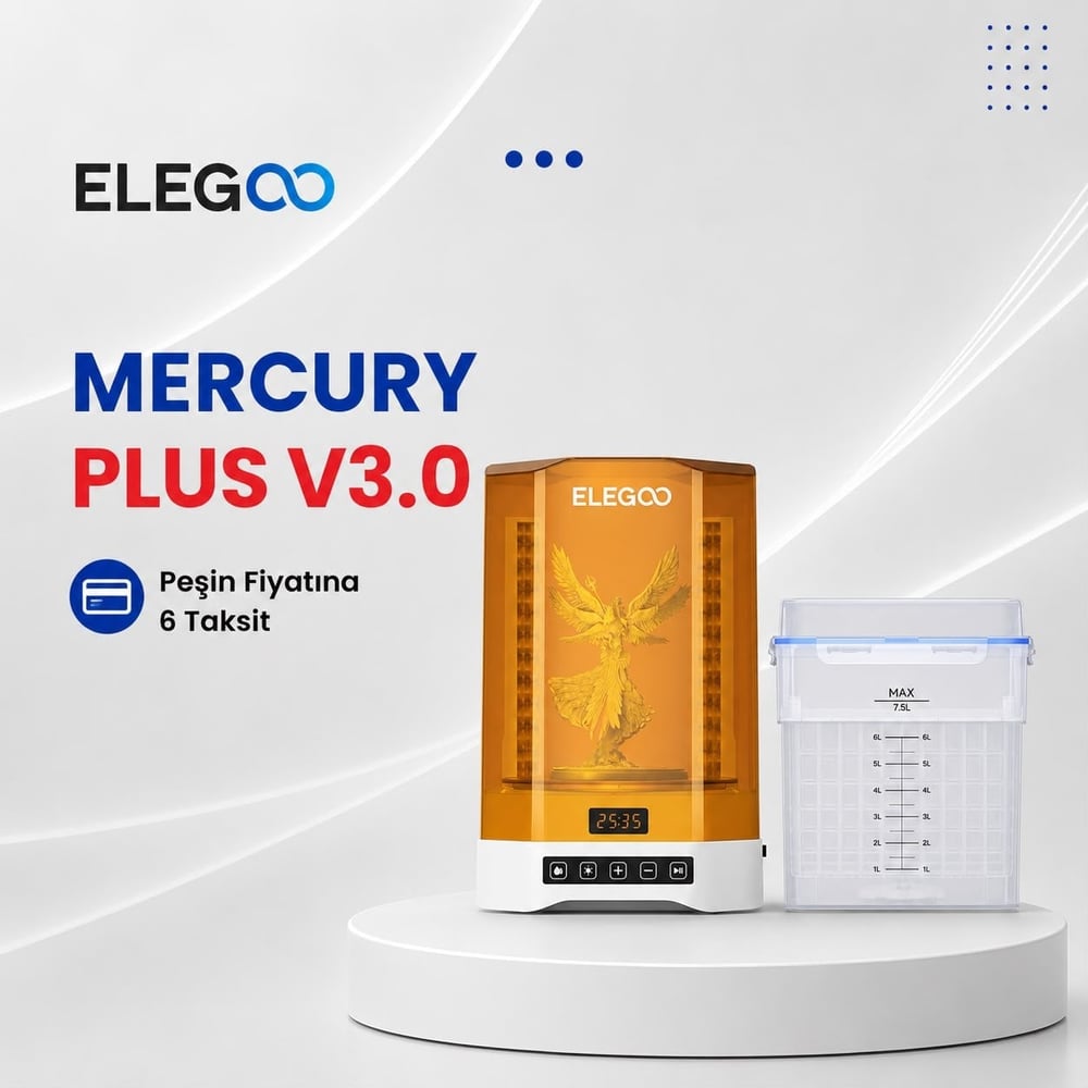Elegoo Mercury Plus V3.0 Yıkama ve Kürleme Makinesi