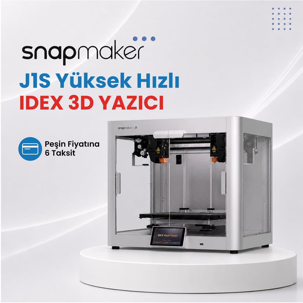 Snapmaker J1s Yüksek Hızlı Idex 3D Yazıcı