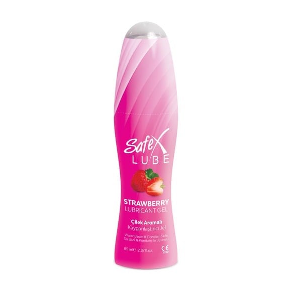 Safex Lube Çilek Aromalı Kayganlaştırıcı Jel 85 ML – Uzun Süre Kayganlık