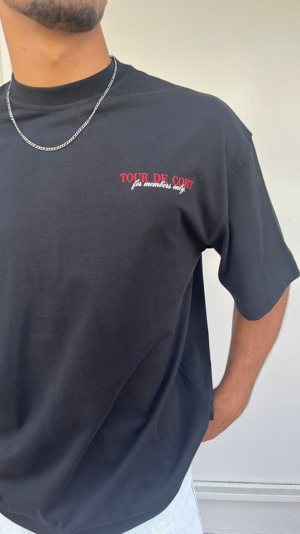 Casualment Tour De Court Oversize T-Shirt – Black Edition