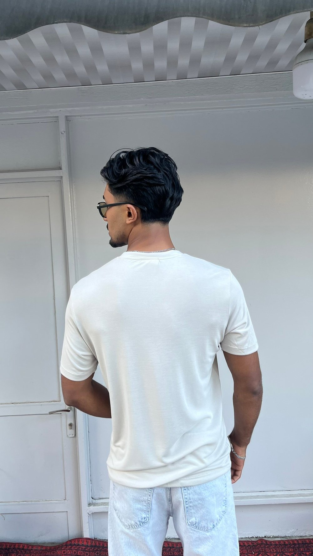 Bej Premium Basic Tişört
