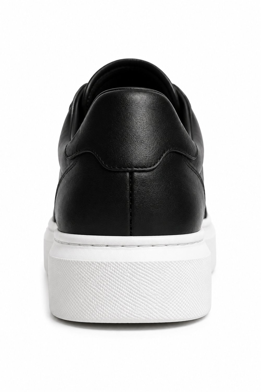 Siyah Beyaz Kalın Taban Erkek Sneaker