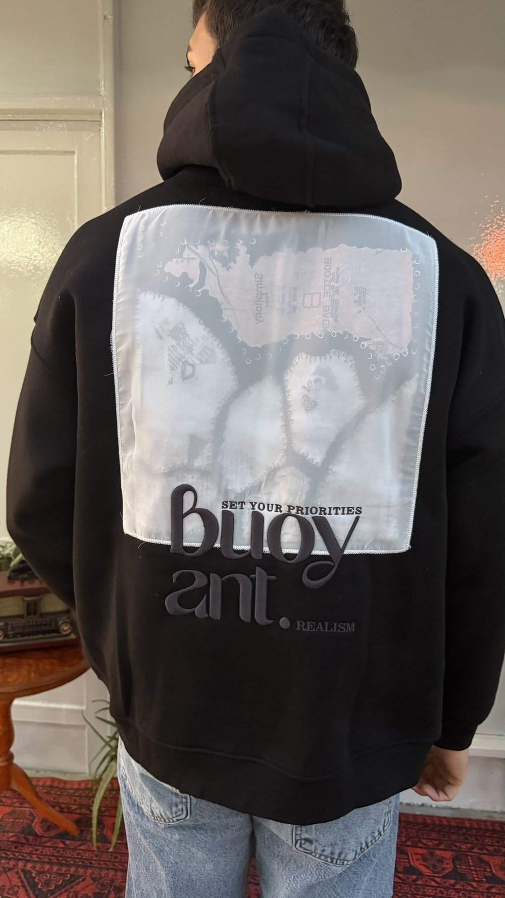 Bugy Sırt Baskılı Sweatshirt