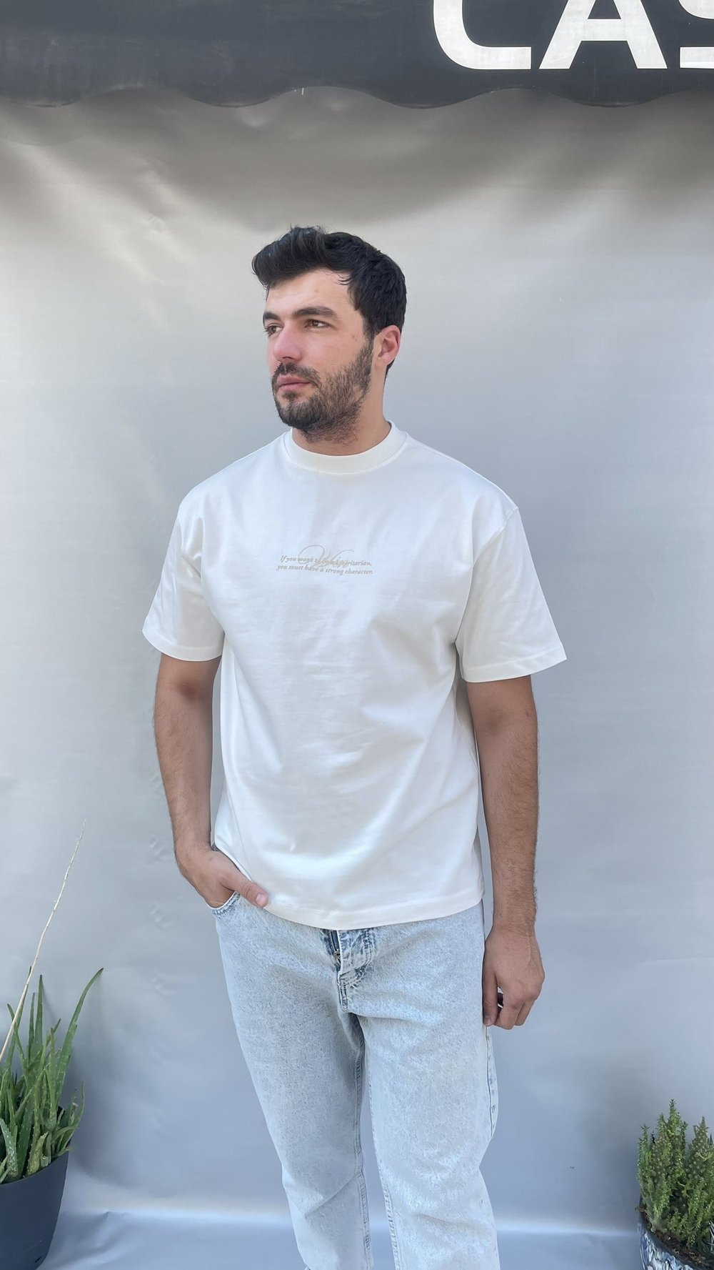 Disciples Sırt Nakış Baskılı Oversize T-shirt
