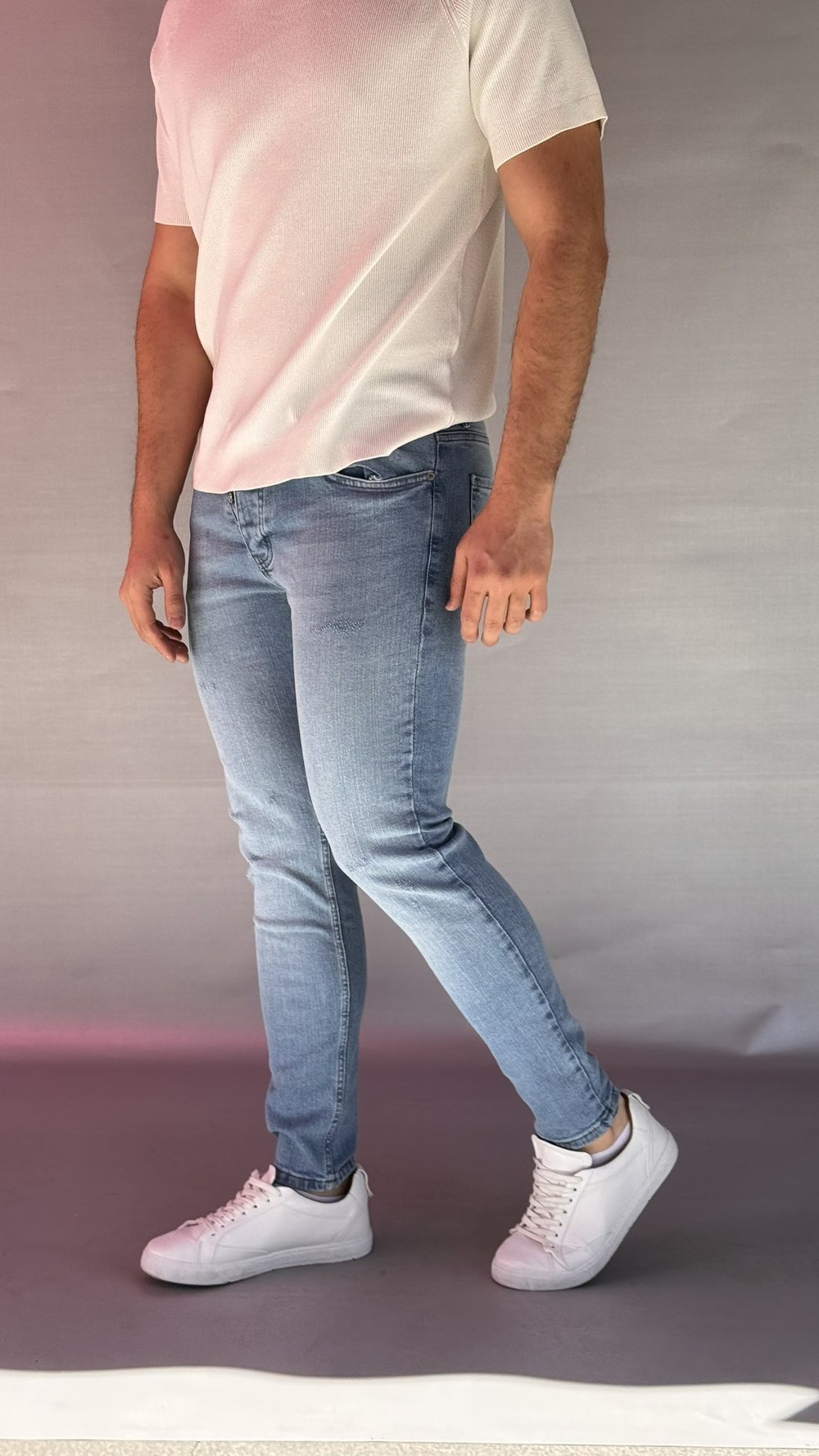 Eskitme Detay Slim Fit Jean