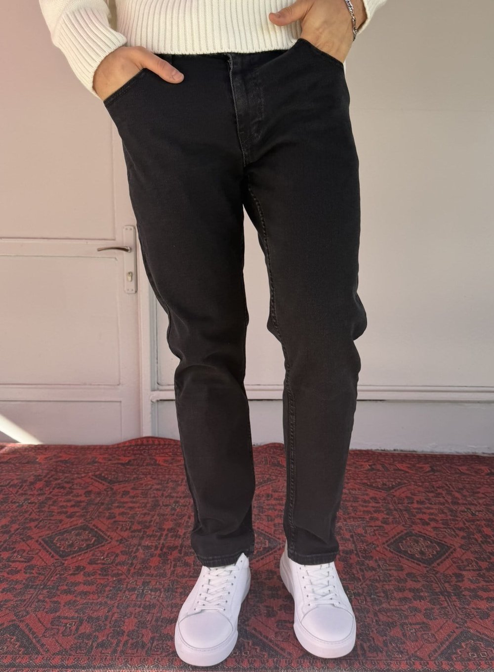 Keps Mat Siyah Regular Jean