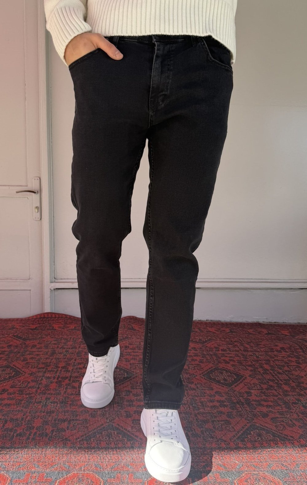Keps Mat Siyah Regular Jean