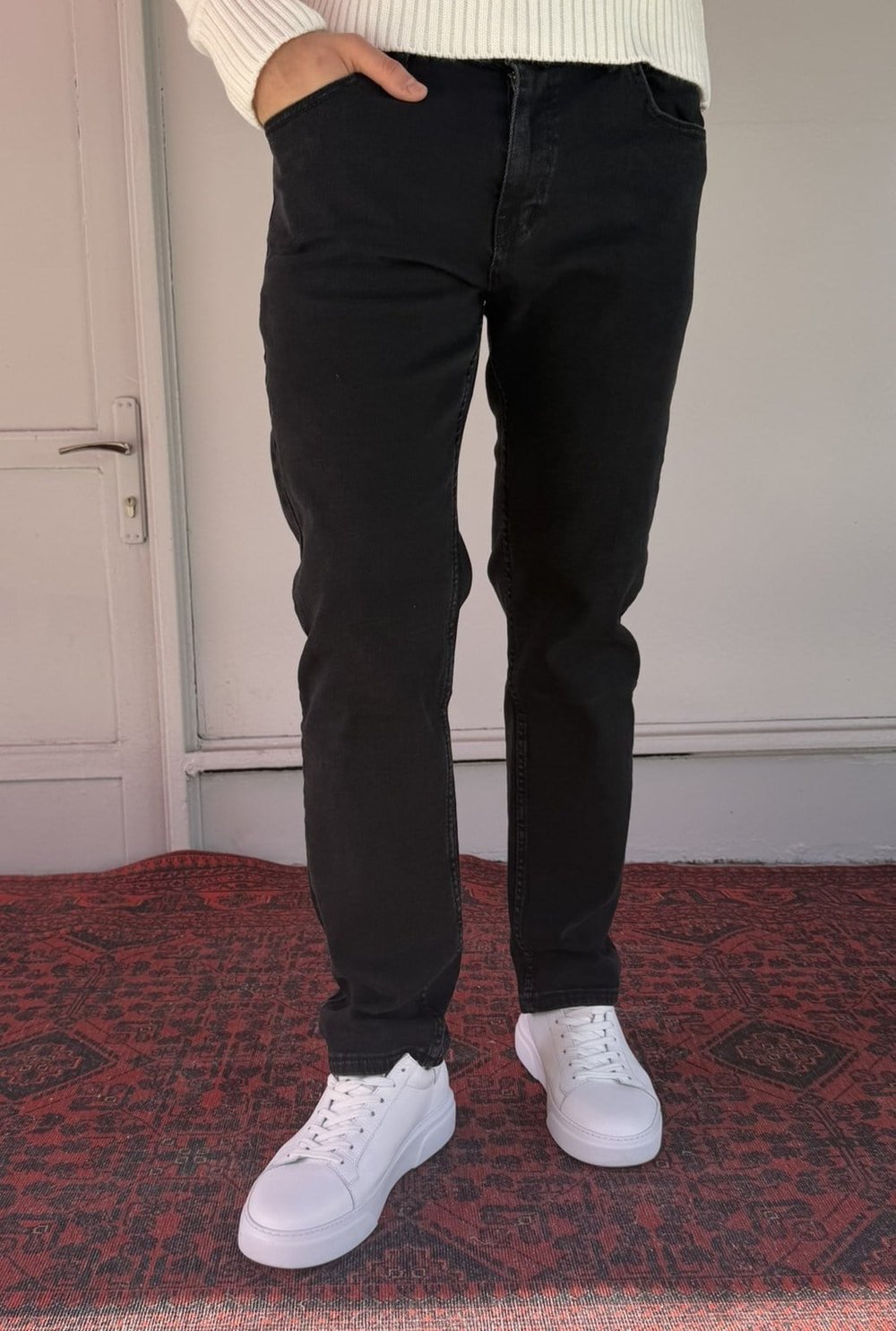 Keps Mat Siyah Regular Jean
