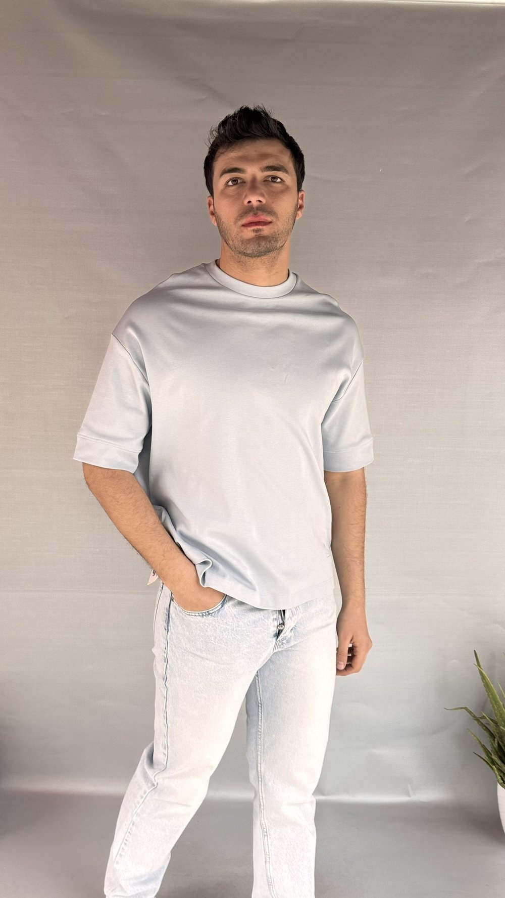 Kol Manşet Detay Oversize T-shirt