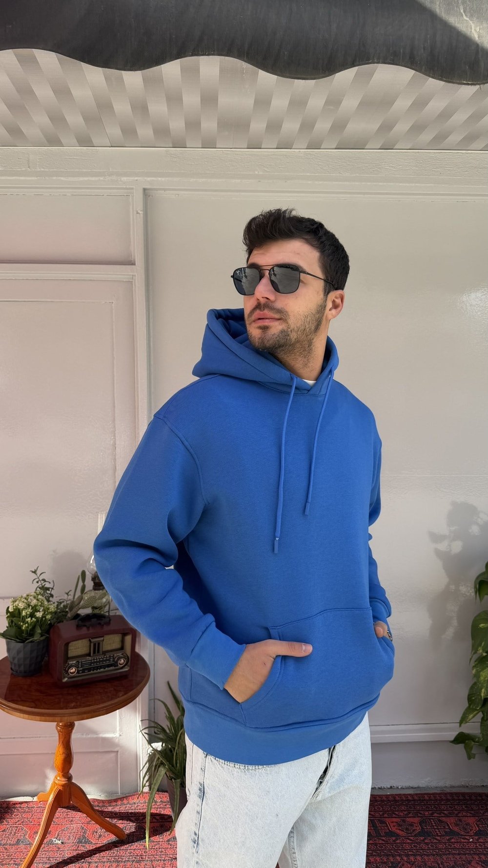 Yep Düz Basic Kapuşon
