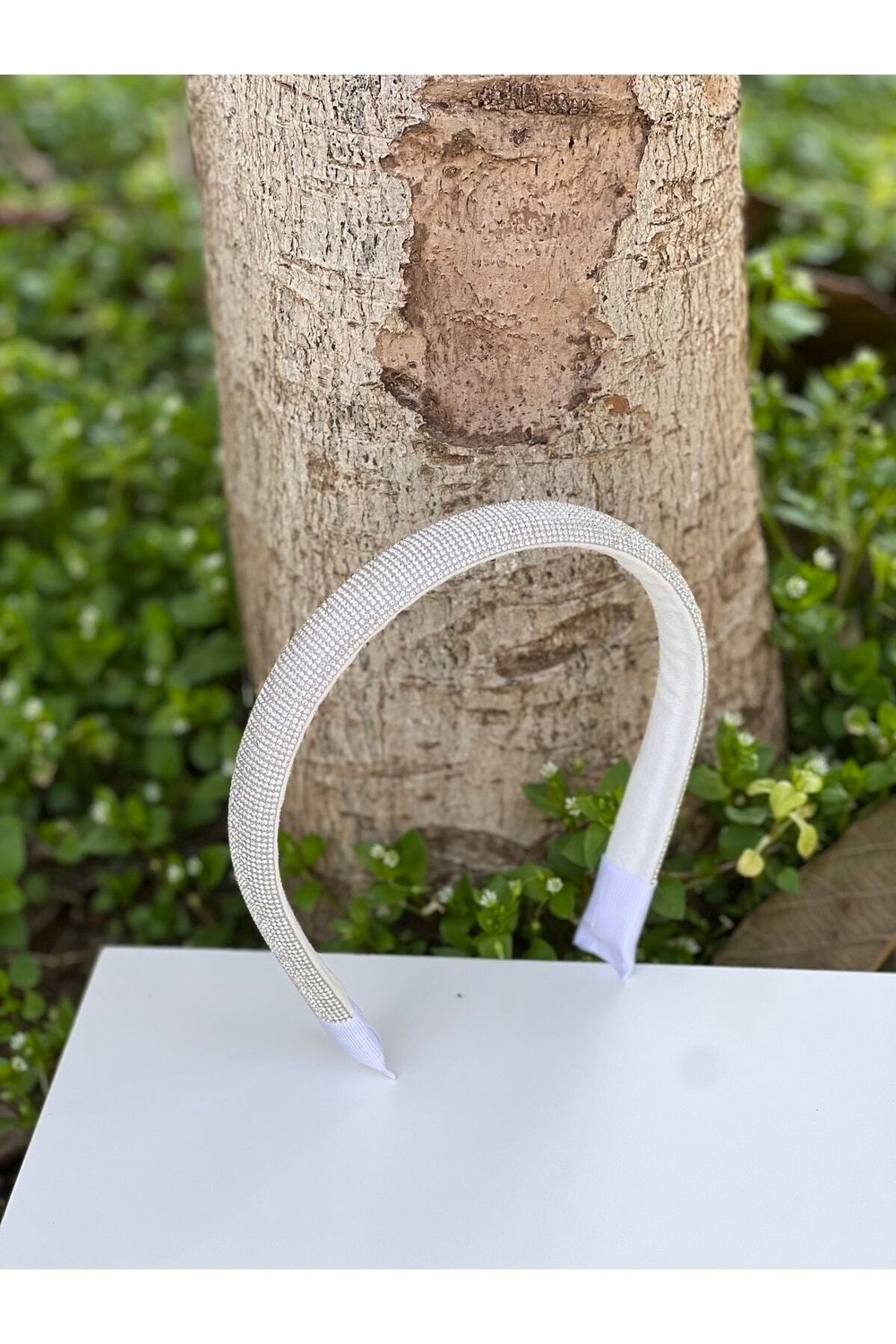 Bridal Gelin Silver Taşlı Taç Saç Bandı