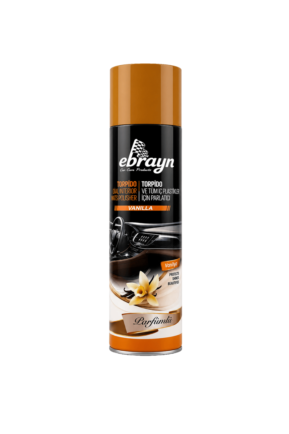 Ebrayn Vanilya (Vanilla) Kokulu Torpido Parlatıcı Sprey 300 ml