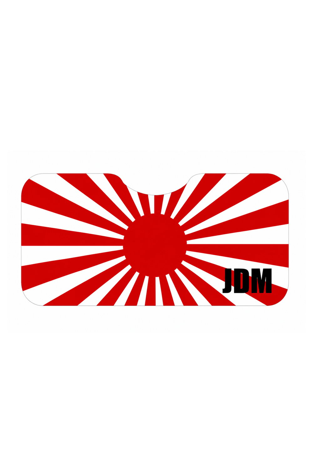 OEM JDM Rising Sun Tasarımlı Dijital Baskılı Katlanabilir Ön Cam Güneşliği