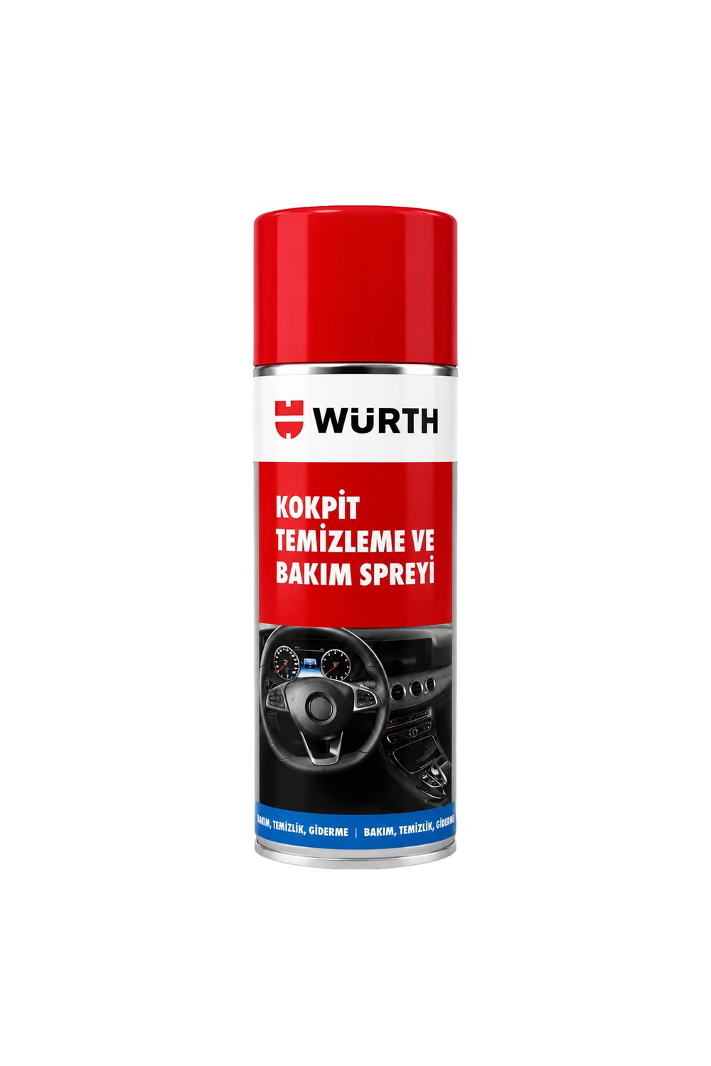 Würth Kokpit Temizleme ve Bakım Spreyi 400 ml - Limon Kokulu Torpido Yenileyici