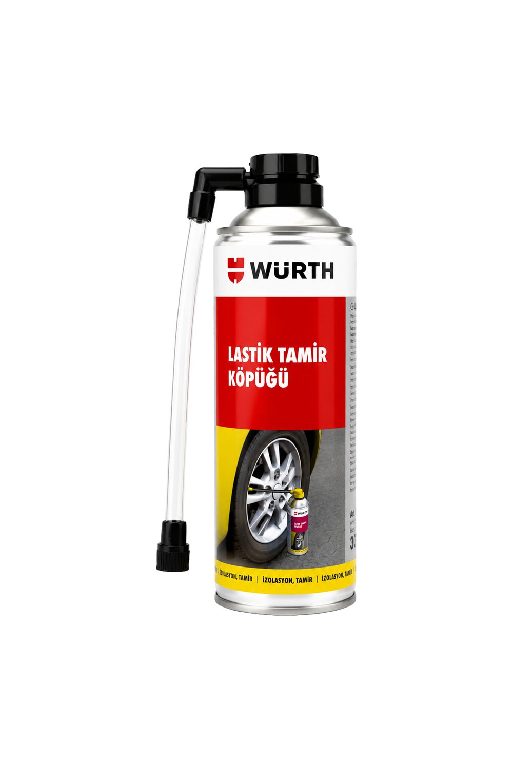 Würth Lastik Tamir Köpüğü 300 ml - Acil Durum Lastik Onarıcı ve Şişirici Sprey