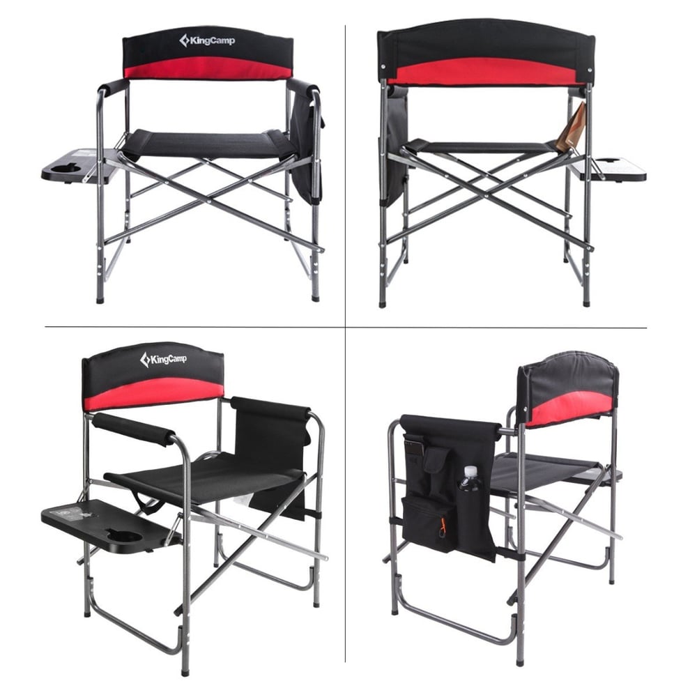 KingCamp Ash Comfort Katlanır Kamp Sandalyesi Red