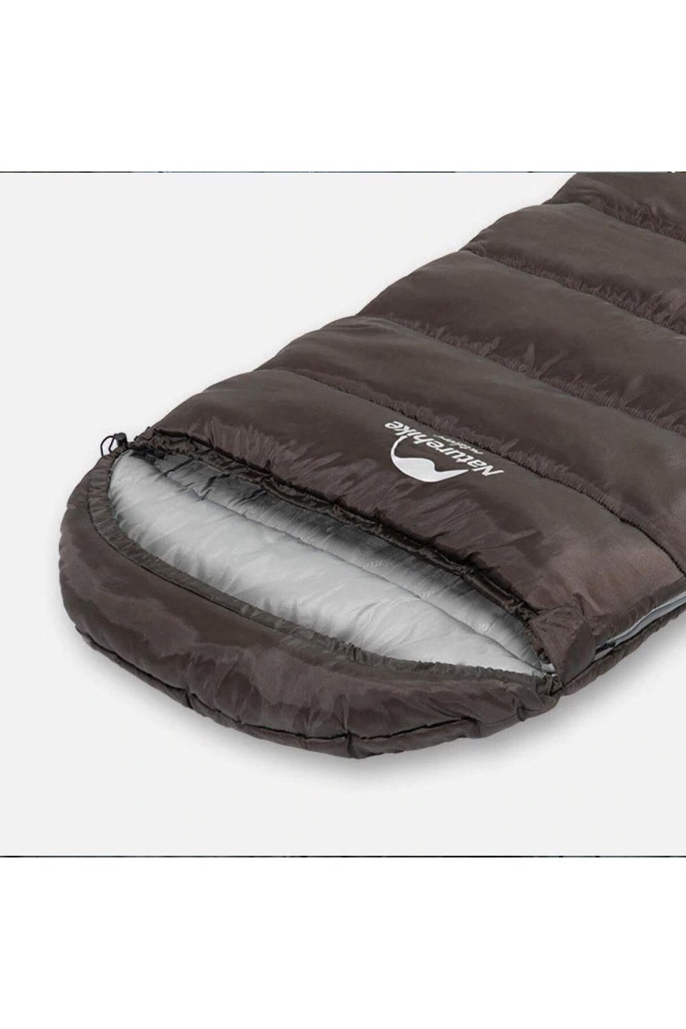 Naturehike U250 Zarf Tarzı Kapüşonlu Uyku Tulumu -10°C Kahverengi-Right