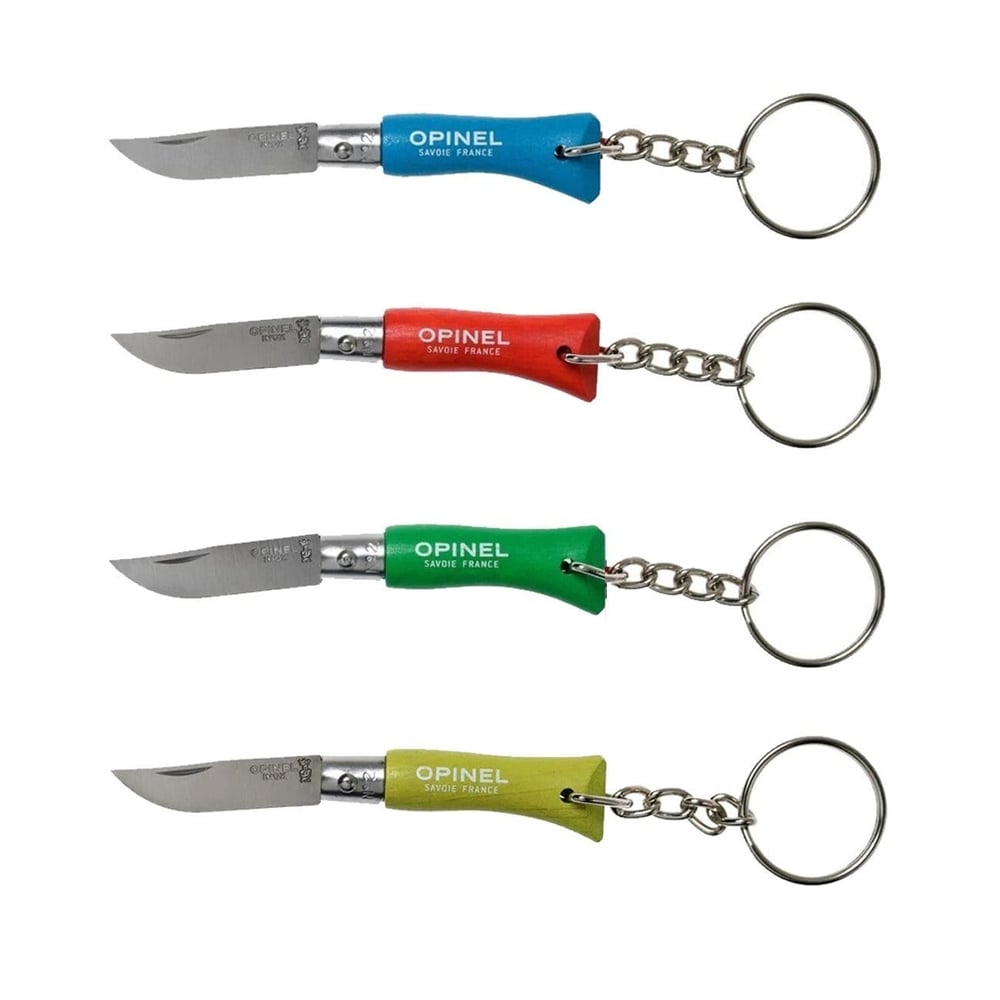 Opinel N°02 Gürgen Saplı Inox Anahtarlık Çakı Yeşil