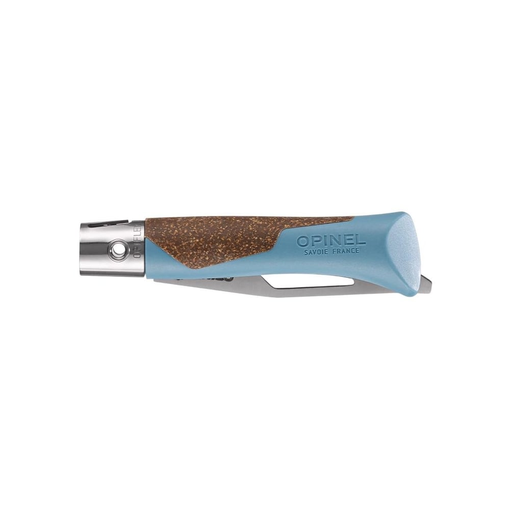 Opinel Neo7 Alpine Buzul Mavisi Saplı Tırtıklı Paslanmaz Çelik Çakı