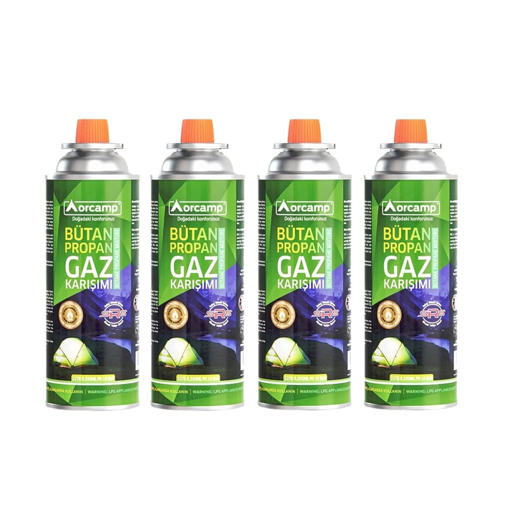 Orcamp 227 Gram Gaz Kartuşu 4 lü Set