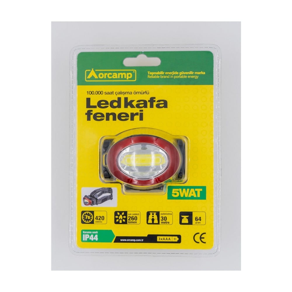 Orcamp LED Kafa Feneri