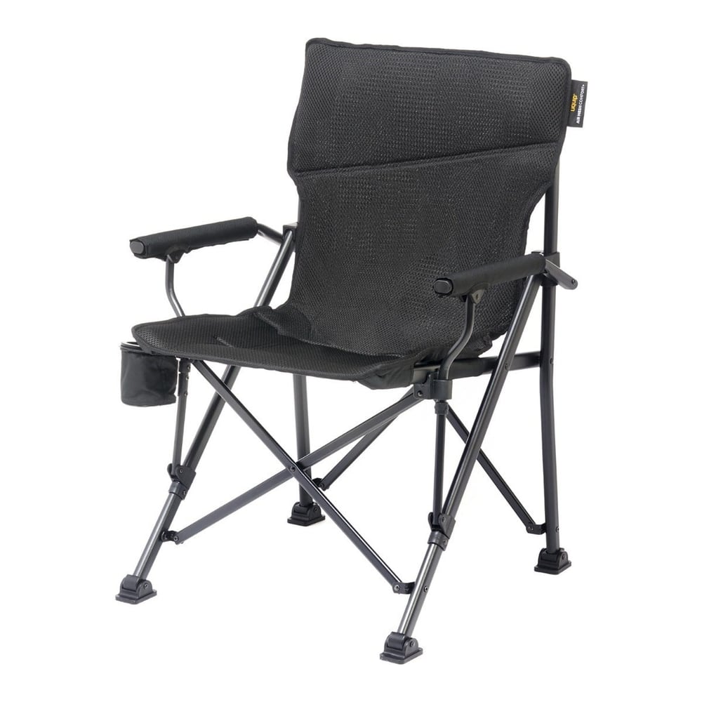 Roxy Comfort+ Black Edition Yüksek Konforlu Katlanır Kamp Sandalyesi