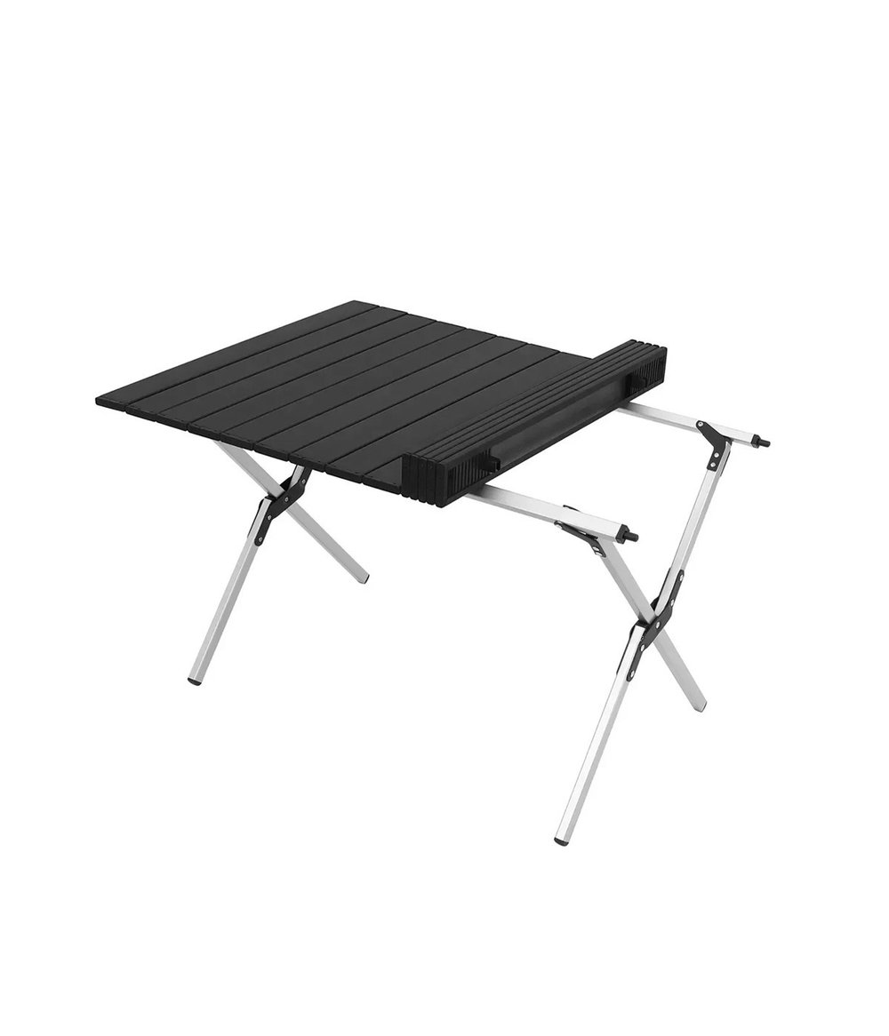 Yek Outdoor 2 Kişilik Alüminyum Kamp Masası ve Sandalye Seti - Siyah