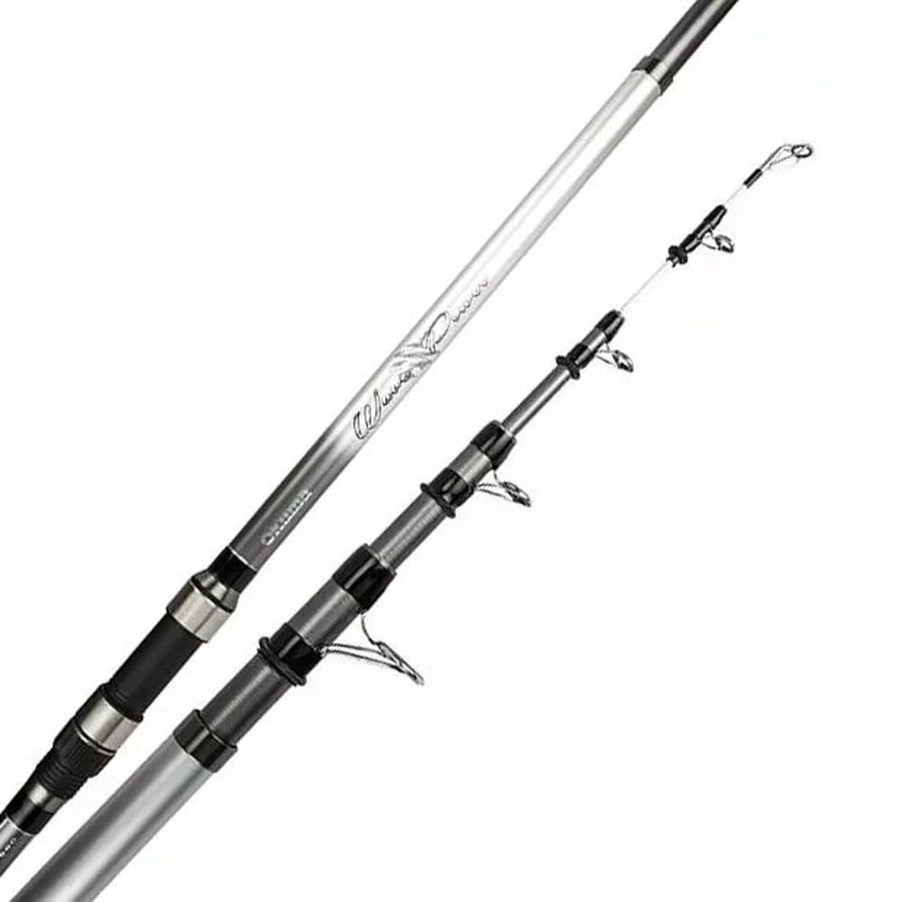 YekOutdoor Okuma Surf Kamışı Olta Seti Okuma Wave Power Tele Surf 4.20 cm 100-200 gr 5 Parça Surf Kamışı&Kendo Sea Power 6000 Olta Makinesi