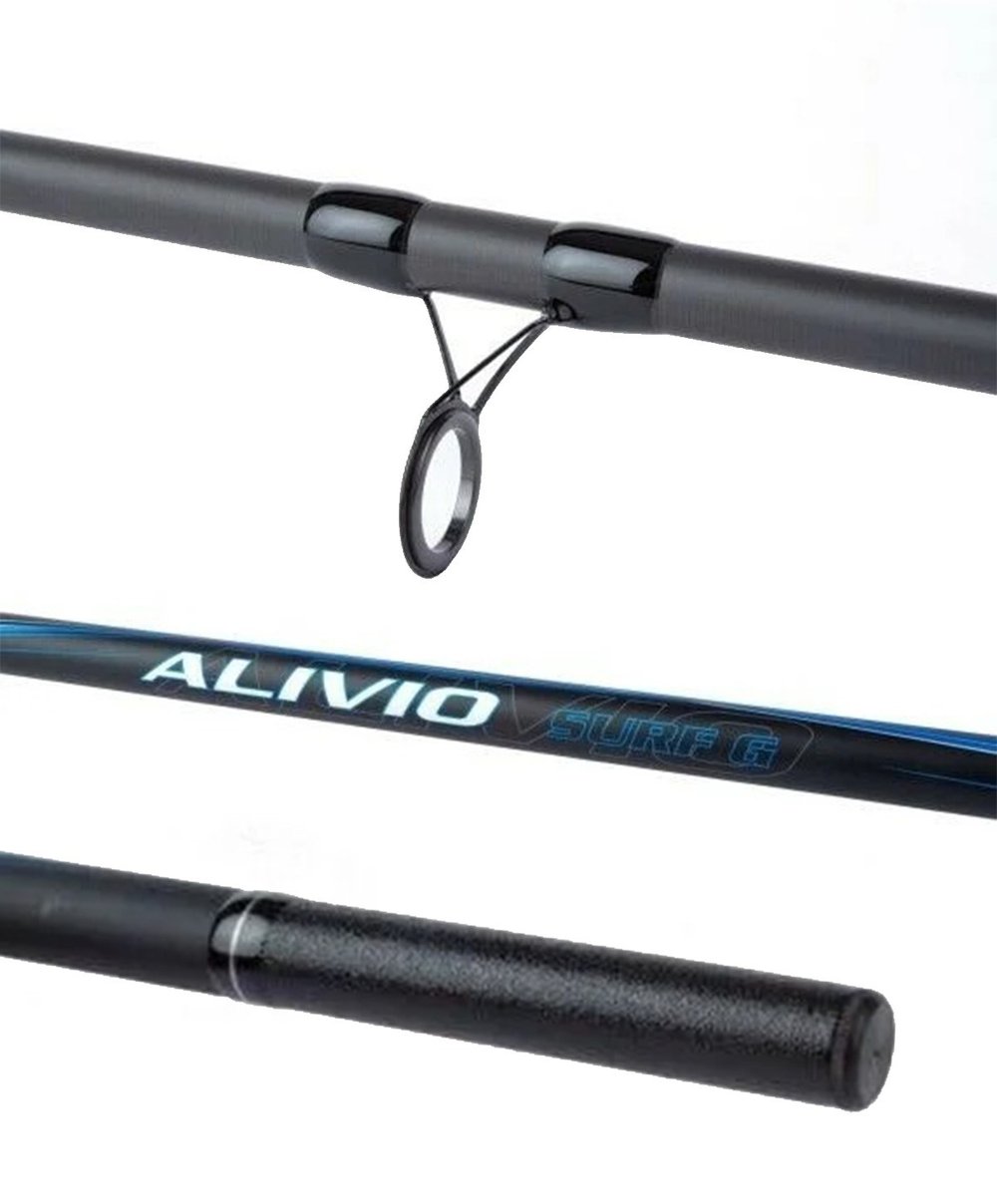 YekOutdoor Profesyonel Olta Seti Shimano Kamış Alivio Surf T 425 BX-G 4,25m 225g 3pc&Savage Gear SGS8 8000 FD Olta Makinesi