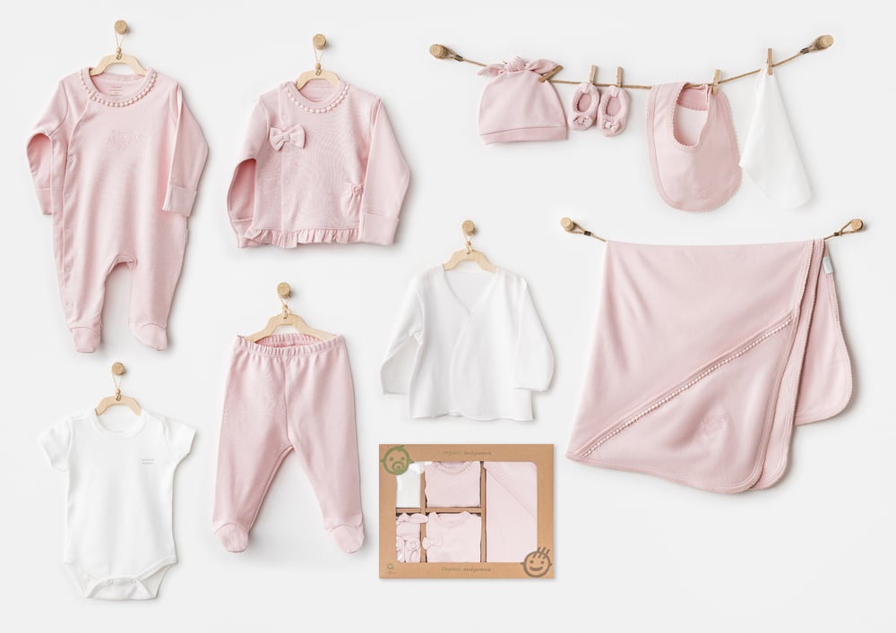 BEBEK HASTANE ÇIKIŞI 10 PCS NEWBORN SET NATURA WAWA