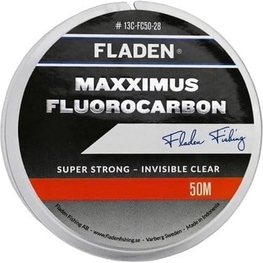 FLADEN MAXXIMUS FLUROCARBON 50 Metre Misina (0.20-0.22-0.26-0.31-0.34)