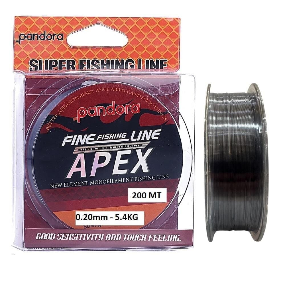 PANDORA APEX 200 Metre Monofilament Misina (0.26-0.30-0.35-0.40)