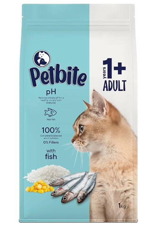Petbite Balıklı Yetişkin Kedi Maması 1KG