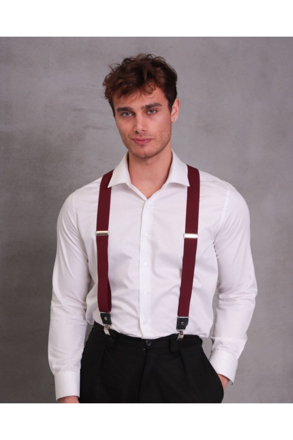 Bordo Erkek Pantolon Askısı
